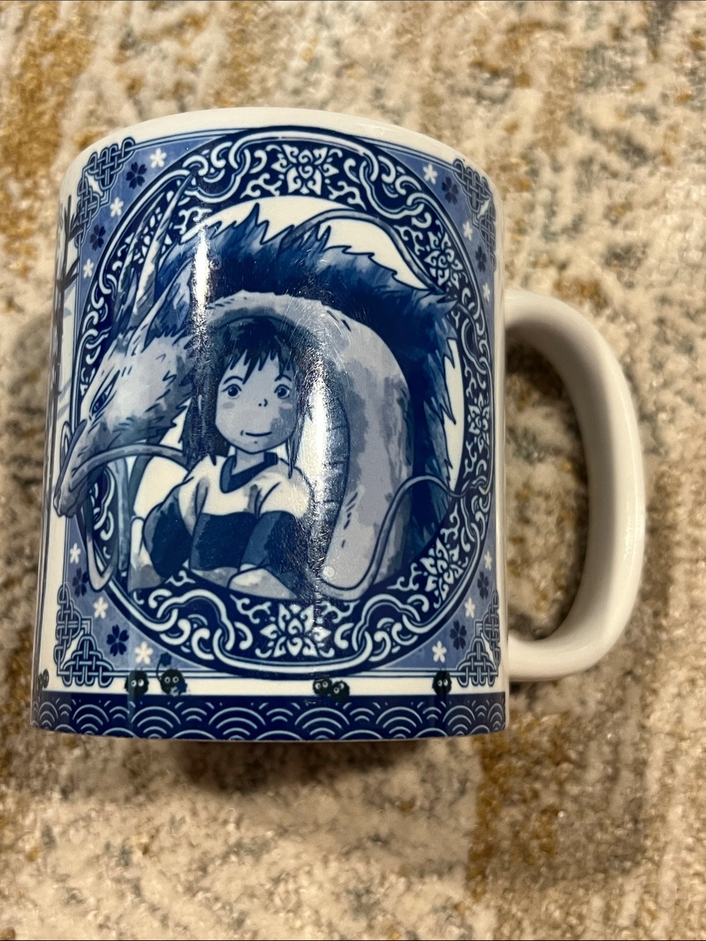 Blue Willow Japanese Dragon Ghost 10 0z Mug anime z28
